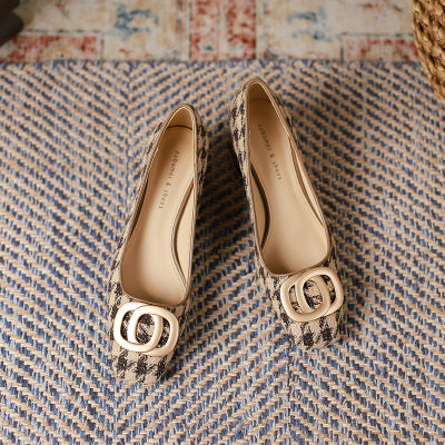 Importé - Sandales Femme Tendance A Talon Bas Bout carré