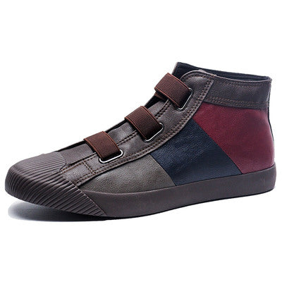 Importé - Chaussure Cuir Sport Homme Basket Décontractée