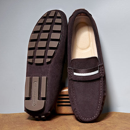 Importé - Chaussures Hommes Britannique Style Tod's En Cuir Suédé