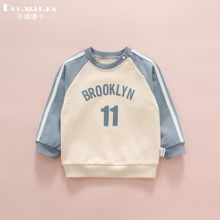 Importé - Pull Bébé Décontracté Manche Longue En Coton 100%