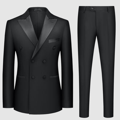 Importé - Ensemble Smoking Costume Homme 2-3 Pièces Noir