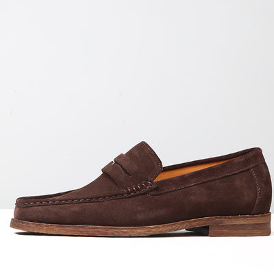 Importé - Chaussure Homme Moccasin Style Britannique  Cuir-Daim