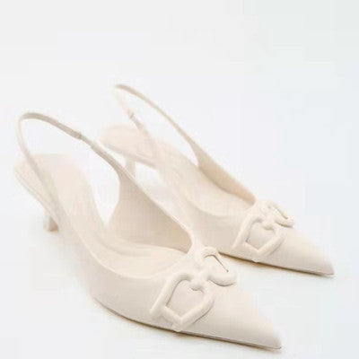 Importé - ZARA NEW - Chaussure Sandales Femme À Talons Peu Profonde