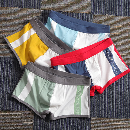 Importé - Lot de 4 Boxer Sports Sous-Vêtements Homme En Coton