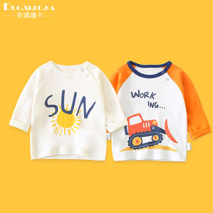 Importé - Lot De 2 T-shirts Bébé Manches Longues En Coton 100%