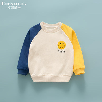 Importé - Pull Bébé Décontracté Manche Longue En Coton 100%