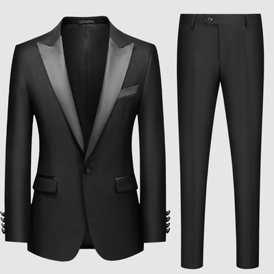 Importé - Ensemble Smoking Costume Homme 2-3 Pièces Noir