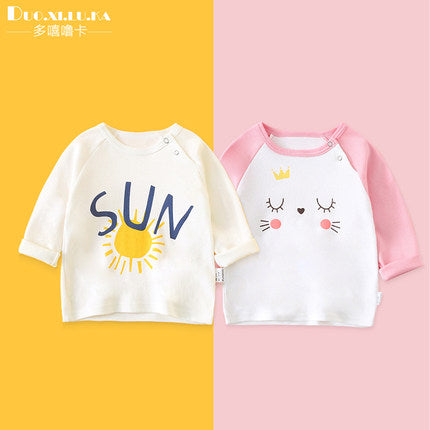 Importé - Lot De 2 T-shirts Bébé Manches Longues En Coton 100%