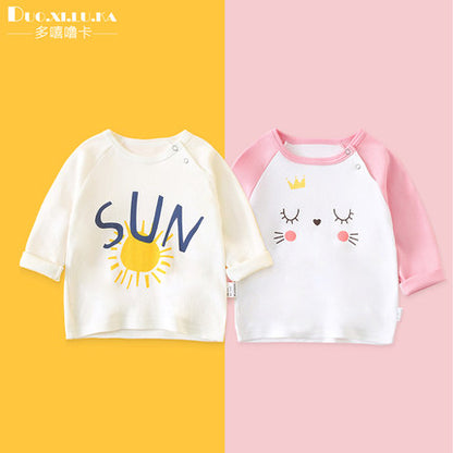 Importé - Lot De 2 T-shirts Bébé Manches Longues En Coton 100%