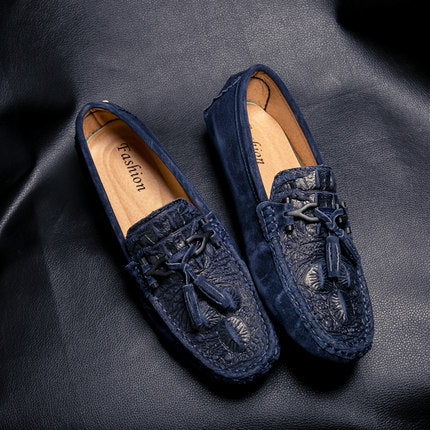 Importé - Chaussure Homme Britanniques Tod's En Cuir Daim Gaufré