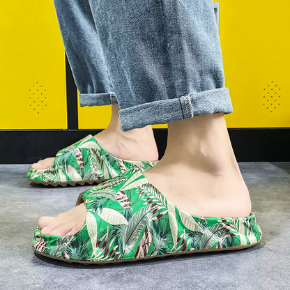 Importé - Sandale Homme Liège Style Pantoufles Antidérapant