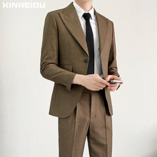 Importé - Ensemble Costume Homme Décontracté 2 Pièces