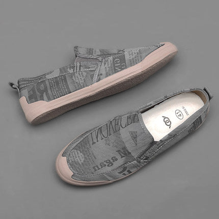 Importé - Chaussure Homme Sport Décontractée En Toile Sans Lacets