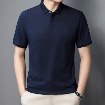 Importé - Polo Pur Coton Léger Homme Manche Courte