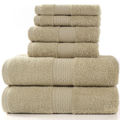 Importé - Ensemble Serviette de bain de Luxe en coton - 6 Pièces