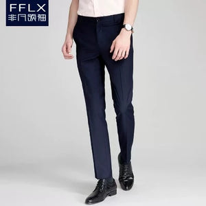 Importé - Pantalons Silm Homme De Costume Décontracté