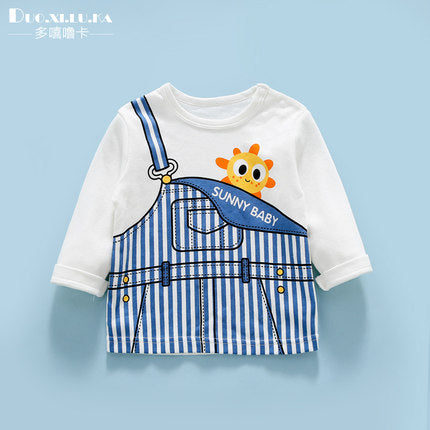 Importé - T-shirt Bébé Décontracté Manche Longue En Coton 100%