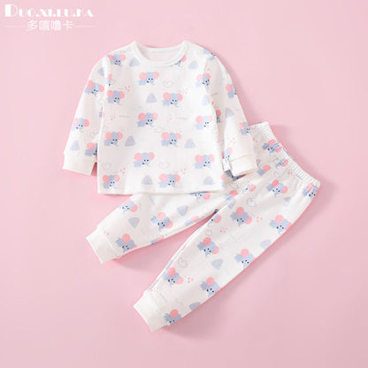 Importé - Ensemble  Bébé Décontracté Manche Longue En Coton 100%