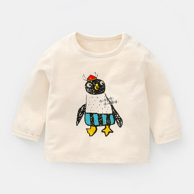 Importé - T-shirt Bébé Manches Longues En Coton 100%