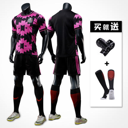 Importé - Ensemble Sport Mexique Adulte De football Maillot 2021 A Manches Courtes