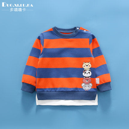 Importé - Pull Bébé Décontracté Manche Longue En Coton 100%