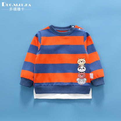 Importé - Pull Bébé Décontracté Manche Longue En Coton 100%