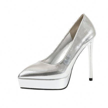 Importé -  Chaussure Femme A Haut Talon Sexy En Cuir Verni