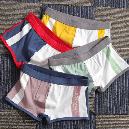 Importé - Lot de 4 Boxer Sports Sous-Vêtements Homme En Coton