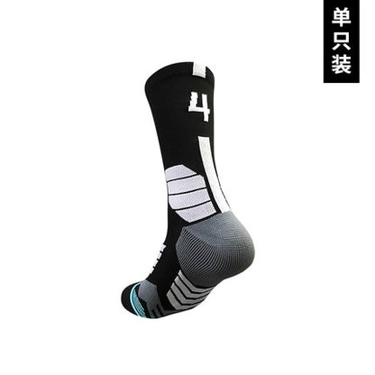 Importé - Paire de Chaussettes Sport Numéroté Adulte Antidérapantes