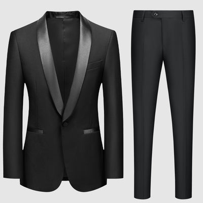 Importé - Ensemble Smoking Costume Homme 2-3 Pièces Noir