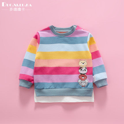 Importé - Pull Bébé Décontracté Manche Longue En Coton 100%