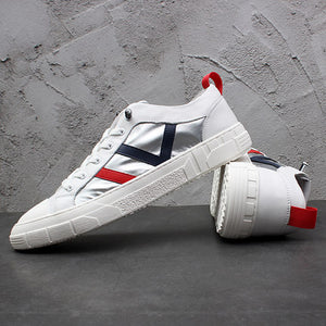 Importé - Chaussure Tennis Homme Sport  En Cuir Décontractée Tendance