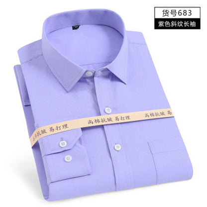 Importé - Chemise Homme à Cravate Manches Longues