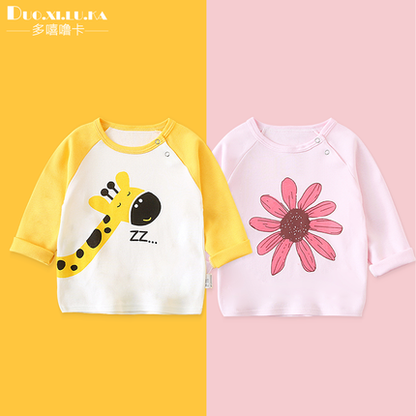 Importé - Lot De 2 T-shirts Bébé Manches Longues En Coton 100%
