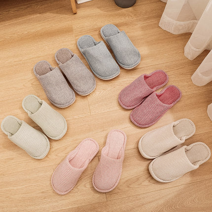 Importé - Chaussures Homme & Femme Pantoufles en Coton Antidérapant