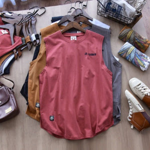 Importé - T-Shirt Hommes Décontractés Sans Manches En Coton