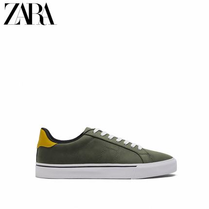 Importé - ZARA NEW - Chaussure Homme Tennis Confortable -  Vert kaki