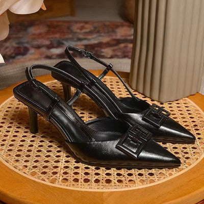 Importé - ZARA NEW - Chaussure Sandales Femme À Talons Peu Profonde