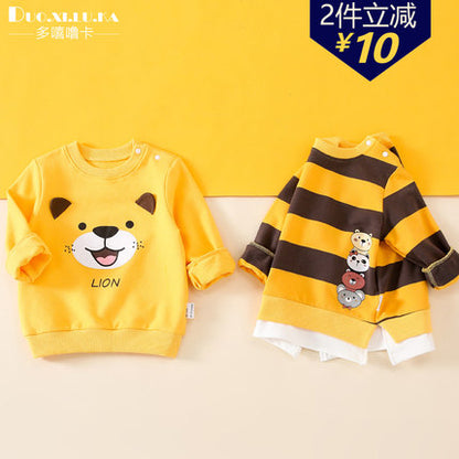 Importé - Pull Bébé Décontracté Manche Longue En Coton 100%