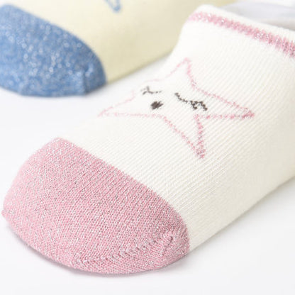 Importé - Lot de 4 Paires de Chaussette Bébé/Enfant 100% Coton 0-5ans