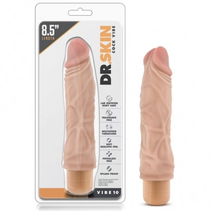 VIBROMASSEUR RÉALISTE DR SKIN N°10 - 22 CM