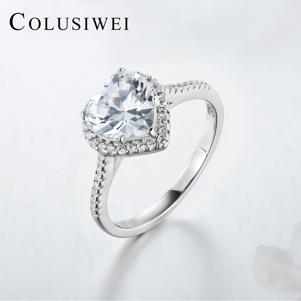 Importé -  Bague de Mariage en Cœur