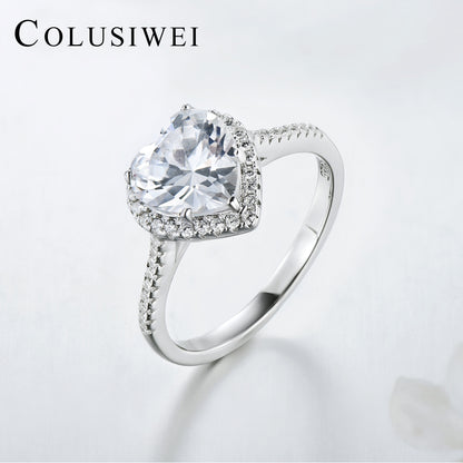 Importé -  Bague de Mariage en Cœur