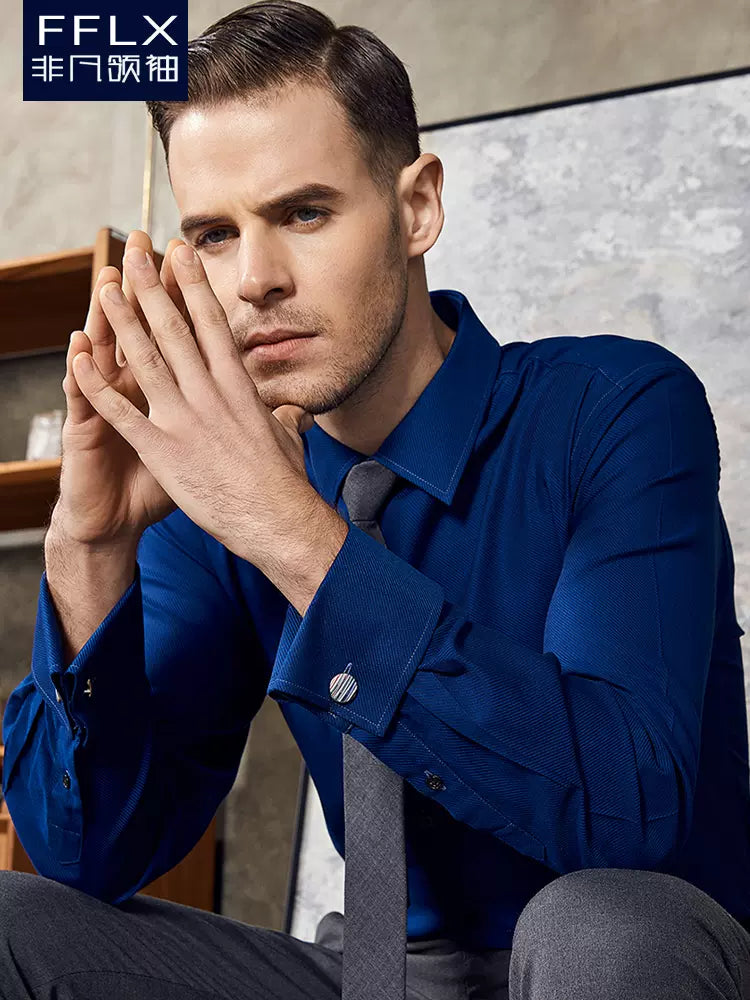 Chemise homme 2025 bouton de manchette
