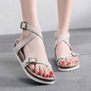 Importé - Chaussure Femme Sandales en Liège