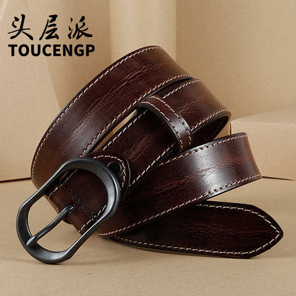 Importé - Ceinture en cuir pour hommes et femmes mode décontractée