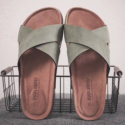 Importé - Chaussure Homme Sandales en Liège