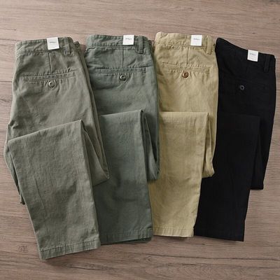 Importé - Pantalon Homme Tendance Décontracté  Simple En Coton