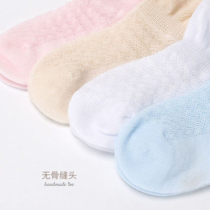 Importé - Lot de 3 Paires de Chaussette Longues pour Bébé en Coton
