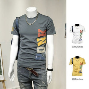 Importé - T-shirt Homme Manches Courtes Mode Décontracté